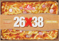 Wurstel e patatine pizza surgelata