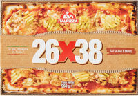 Salsiccia e patate pizza surgelata