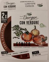 Burger con verdure