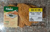 Fileni Cotoletta di Pollo con Spinaci