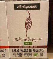 Cacao magro in polvere