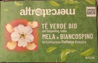 Tè verde bio mela e biancospino