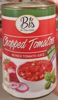 Chopped Tomatoes in rich tomato juice with basil, garlic and onion