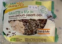 Gallette di riso bio ricoperte di cioccolato fondente