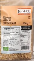 Orzo decorticato