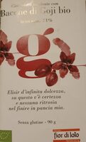 Cioccolato fondente con bacche di goji 71%