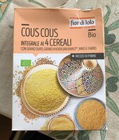 Cous cous integrale ai 4 cereali