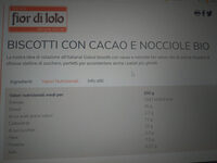 Fior di loto Biscotti con cacao e nocciole bio