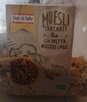 Muesli con uvetta nocciole e miele