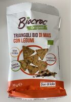 Triangoli Bio di Mais con Legumi