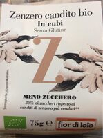 Zenzero candito bio