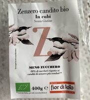 Zenzero candito bio