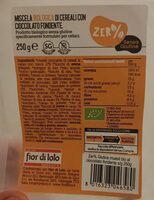 Miscela biologica di cereali con cioccolato fondente