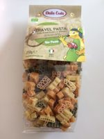 Organic durum wheat, tomato, spinach travel bio pasta