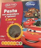Dalla Costa Tricolors Disnep Cars Pasta