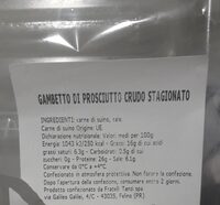 Gambetto di prosciutto crudo stagionato