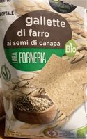Gallette di farro ai semi di canapa