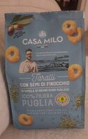 Taralli con semi di finocchio