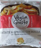 Patate a spicchi con buccia
