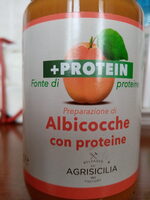 Albicocche con proteine