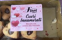 Cuori innamorati con crema alla nocciola