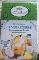 Tisana a freddo gambe leggere cocco,ananas,betulla