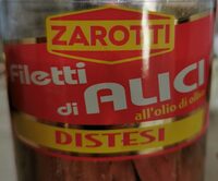 Filetti di Alici all'olio di oliva
