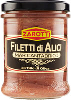 Filetti di alici ma cantabrico all'olio di oliva