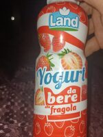 Yogurt da bere alla fragola