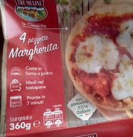 4 pizzette Margherita
