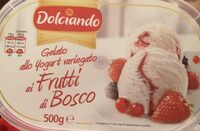 Gelato allo yogurt variegato ai frutti di bosco