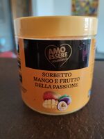 Sorbetto mango e frutto della passione