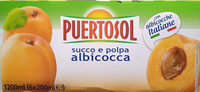 Succo e polpa di albicocca