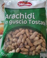 Arachidi in guscio tostate