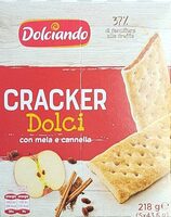 Cracker dolci mela e cannella