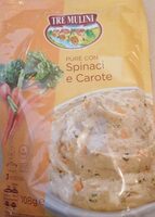 Puré con spinaci e carote