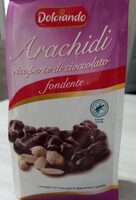Arachidi ricoperte di cioccolato fondente