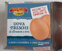 Uova fresche allevate a terra con Omega3