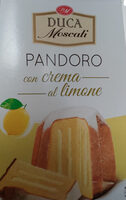 Pandoro con crema al limone