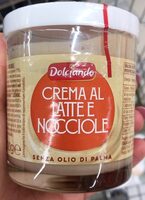 Crema al latte e nocciole