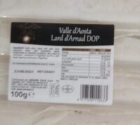 Valle d'Aosta, lard d'Arnad DOP
