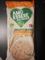 Gallette di riso ricoperte con Yogurt e arancia