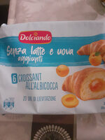 6 croissant al cioccolato