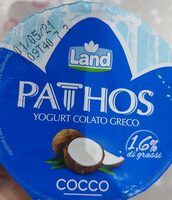 Pathos Yogurt colato greco cocco 1,6% di grassi