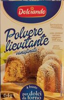 Polvere lievitante vanigliata