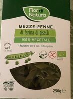 Mezze penne di farina di piselli