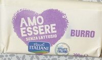 Burro senza lattosio