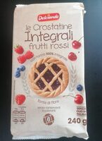 Le crostatine integrali frutti rossi