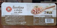 Tacchino a dadini con olive