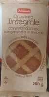 Crostata integrale con mandarino, bergamotto e limone